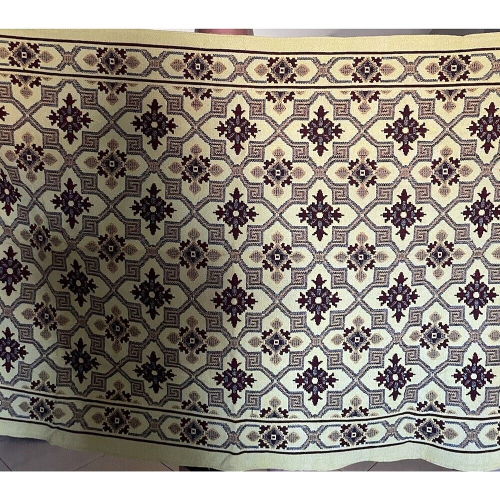 RARE Pakistan Rug 100% Cotton Dwar Hand Woven Himalayan FAST SHIPPING - Picture 11 of 16